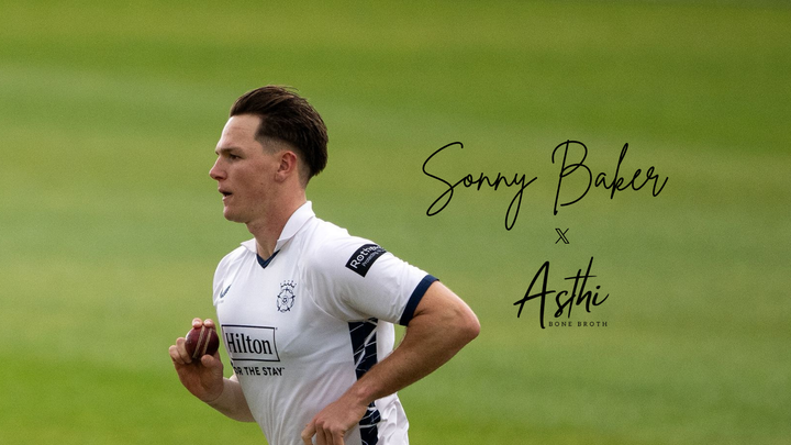 Sonny Baker, England cricket player & bone broth ambassador