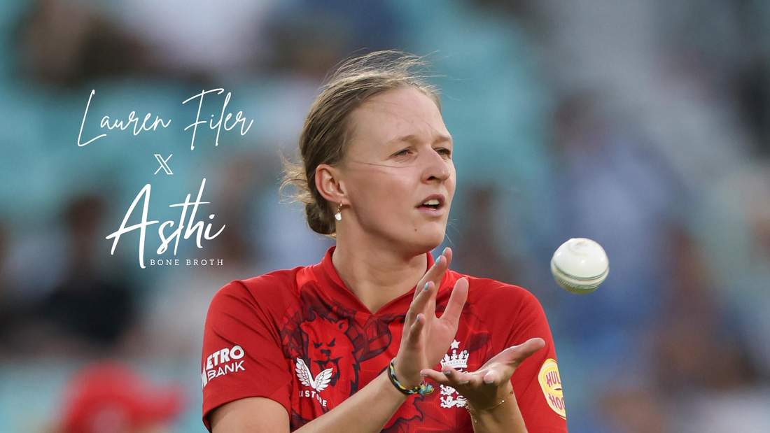 Lauren Filer, England cricket player and bone broth ambassador